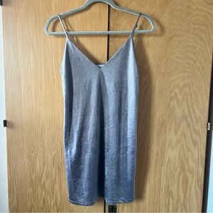 Zara Silver Mini Dress